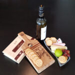 binary Cheeseboard/Self balancing Winebottle stand: Oak, Book & Maplecomment