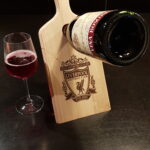 Cheeseboard/Self balancing Winebottle stand: Oak