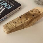Knitting Needle Stand: Beechwood