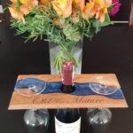 Wine cradle: Oak & Epoxy